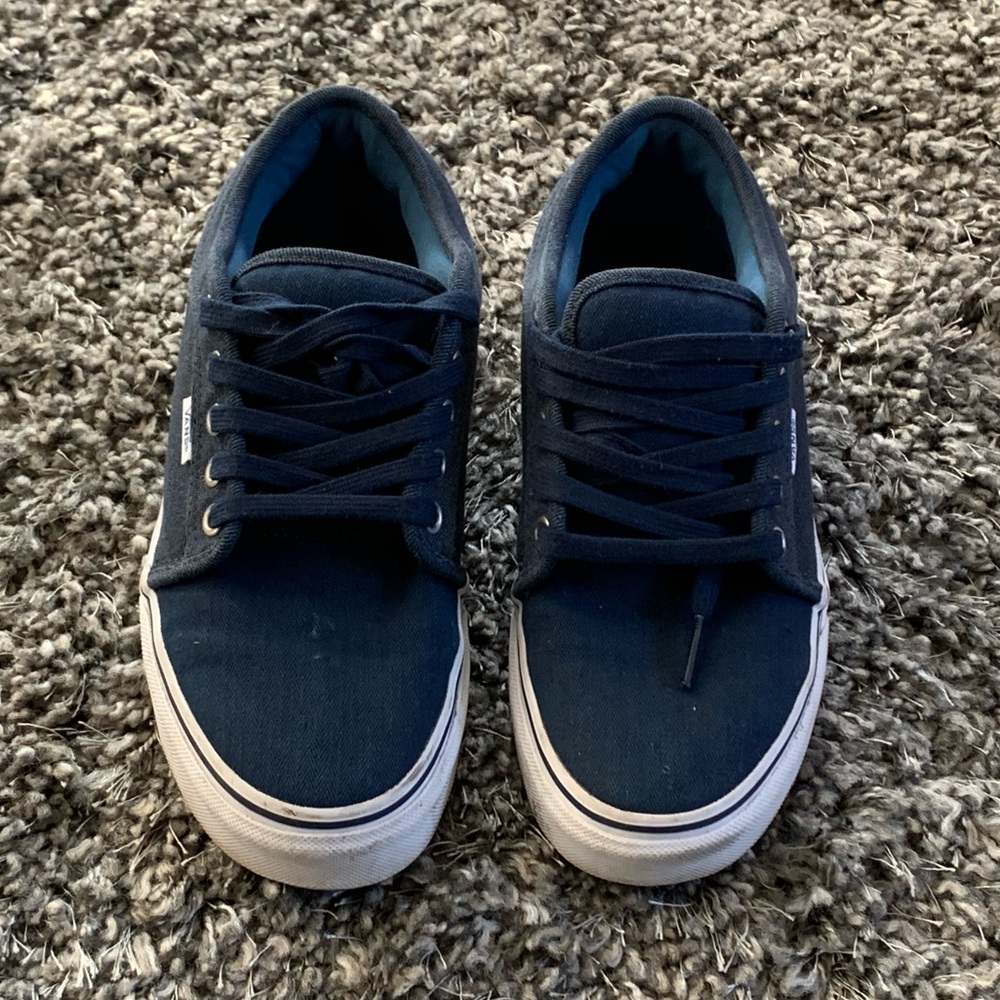 FINAL PRICE DROP! Blue/White Sneakers